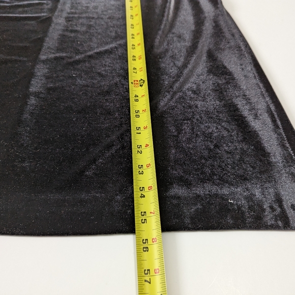 Vintage Black Velvet Dress And Jacket Size L - Picture 5 of 11